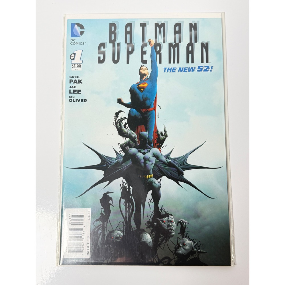 Batman Superman 1 The New 52 DC Comics Greg Pak Jae Lee Ben Oliver‎ Aug 2013